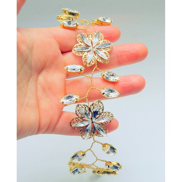Bridal Hair Vine Bohemian Wedding Headpiece